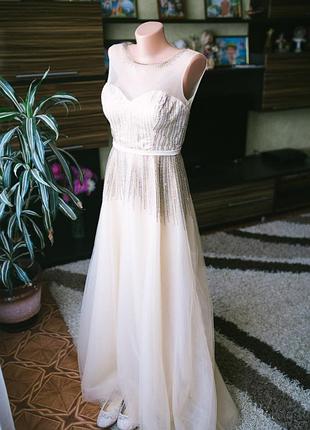 Вечернее выпускное cвадебное платье  for fashion. размер 40