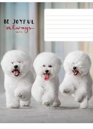 Зошит учнівський "be joyful always" 018-3263l-1 у лінію, 18 аркушів