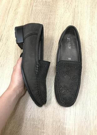 Jenny luftpolster 40 р шкіра туфлі мокасини топсайдеры туфлі2 фото