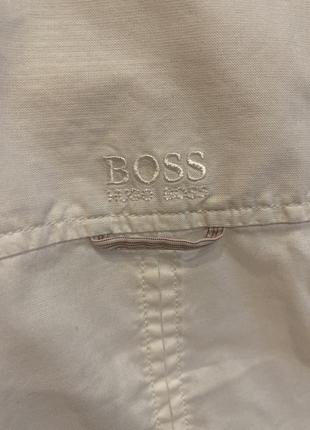 Белая блуза рубашка хлопковая hugo boss3 фото