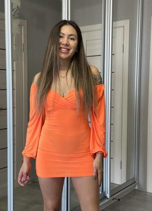 Платье оранж  💵 360 💵