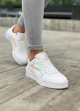 Шикарные кроссовки puma cali white кросівки кеди кеды7 фото