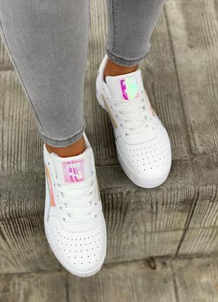 Шикарные кроссовки puma cali white кросівки кеди кеды8 фото