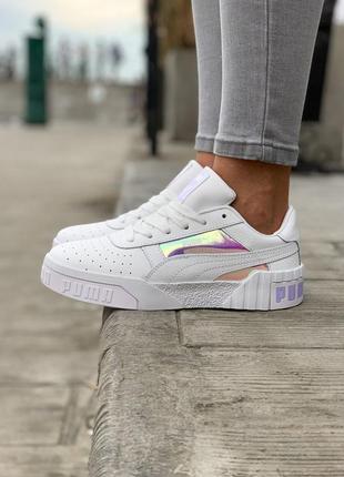 Шикарные кроссовки puma cali white кросівки кеди кеды10 фото