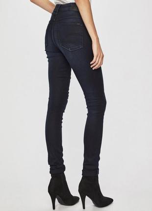 Женские джинсы g-star raw 3301 contou скинни синие брюки