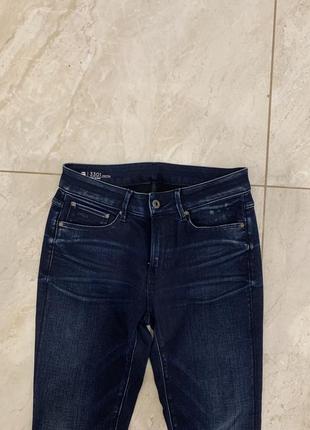 Женские джинсы g-star raw 3301 contou скинни синие брюки9 фото