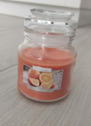 Свеча ароматная апельсин