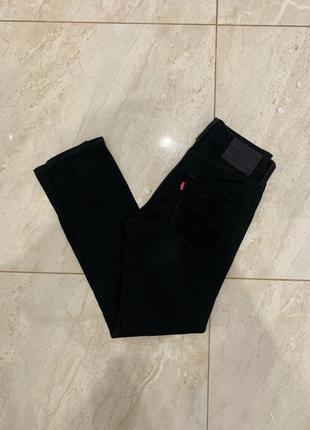 Джинси levi’s levis 512 чорні штани чоловічі базові6 фото