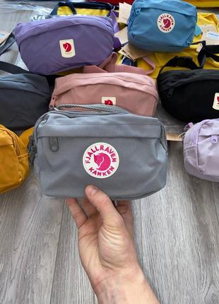 15 цветов! бананка, сумка на пояс fjallraven kanken из ткани