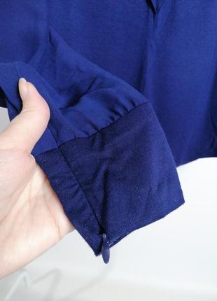 Блуза преміального бренду з прозорими рукавами karen millen8 фото