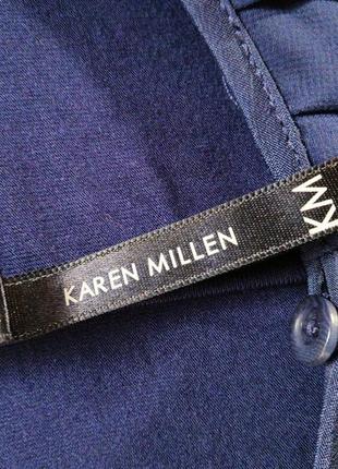Блуза премиального бренда с прозрачными рукавами karen millen5 фото