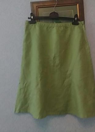 Юбка 100% лен