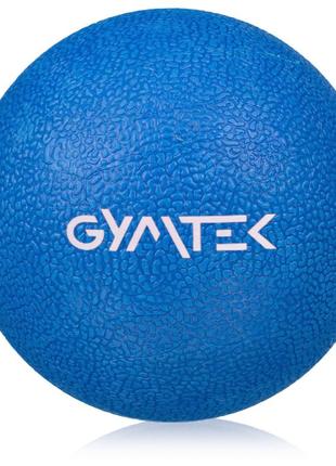 Масажний м'яч gymtek 63 мм blue2 фото