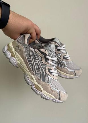 Asics gel-nyc beige grey