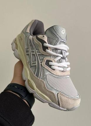 Asics gel-nyc beige grey9 фото