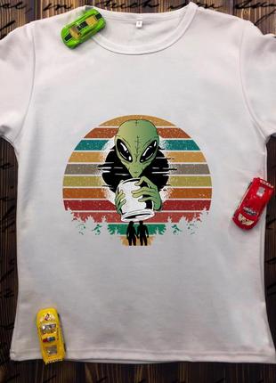 Мужские футболки с принтом - инопланетяне10 фото