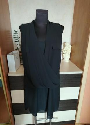 Очень крутая туника платье шифон h&m
