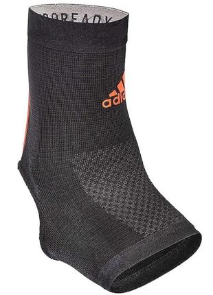 Фіксатор щиколотки adidas performance ankle support чорний, червоний уні s1 фото