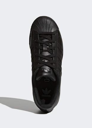 Оригінальні кросівки adidas superstar  all black4 фото