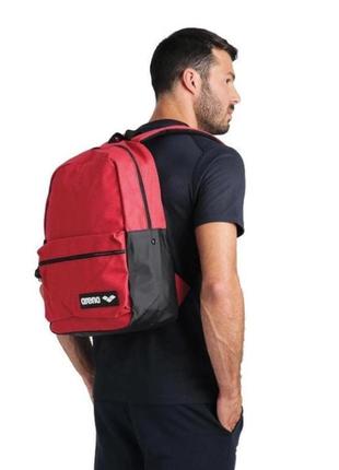 Рюкзак arena team backpack 30 чорний, червоний уні 46 x 31 x 162 фото