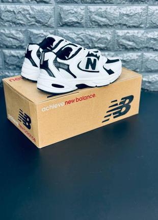 Женские кроссовки new balance чёрно-белые кроссовки нью беленс 35-417 фото