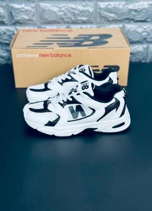 Женские кроссовки new balance чёрно-белые кроссовки нью беленс 35-413 фото