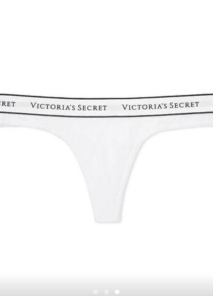 Комплект білий бавовняний оригінал victoria’s secret4 фото