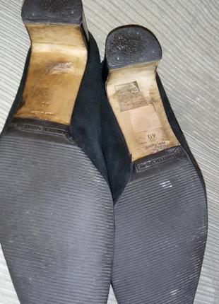 Pierre cardin-легантные замшевые туфли размер 40 (26,5 см)5 фото