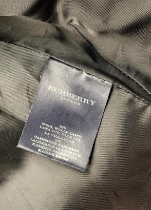 Пальто жакет подшак шерсть кашемир burberry london8 фото