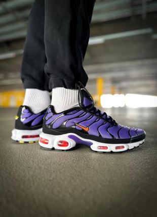 Nike air max plus "voltage purple"чоловічі високої якості зручні та комфортні в носінні1 фото