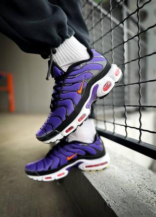 Nike air max plus "voltage purple"чоловічі високої якості зручні та комфортні в носінні3 фото