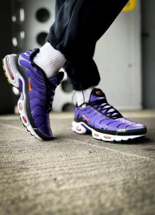 Nike air max plus "voltage purple"чоловічі високої якості зручні та комфортні в носінні5 фото