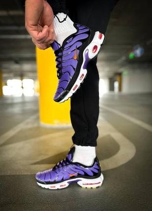 Nike air max plus "voltage purple"чоловічі високої якості зручні та комфортні в носінні6 фото
