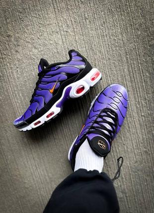 Nike air max plus "voltage purple"чоловічі високої якості зручні та комфортні в носінні2 фото