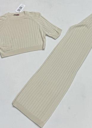 Костюм женский футболка брюки рубчик 1650 грн3 фото
