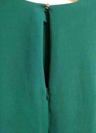 Изумрудная блуза трендовые пуговицы 18/52-54 размера5 фото