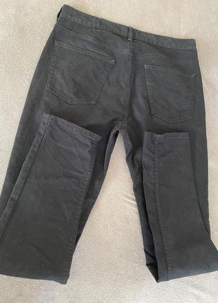 Брюки джинсы черные3 фото