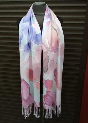 Красивий жіночий шарф, весняно-осінній, 180х70см, гарна якість1 фото