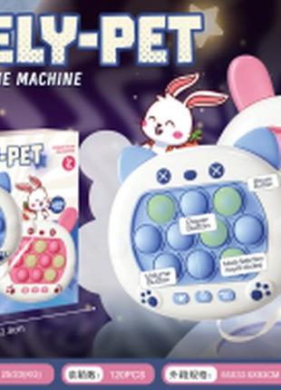 Гра портативна pop it-speed push game lovely-pet / rabbit and cat jh - 009 zb-30 1201 фото