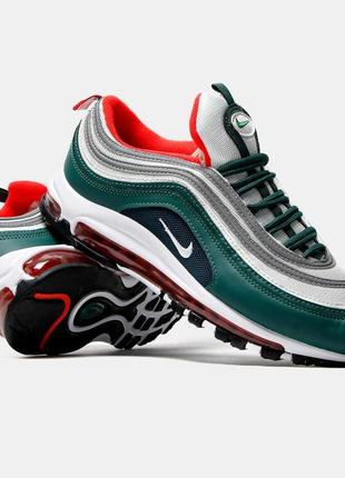 Мужские кроссовки air max 97 miami dolphins (наик аир макс)7 фото