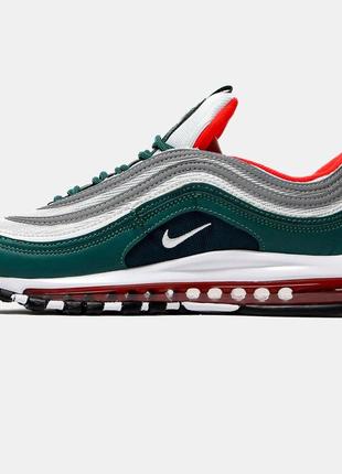 Мужские кроссовки air max 97 miami dolphins (наик аир макс)