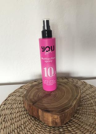 Мультиспрей миттєвої дії 10 в 1 you look professional multiaction spray 10 in 1 pink