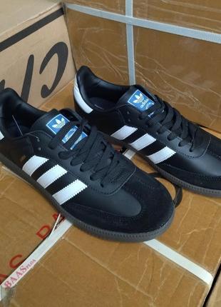 Кожаные кроссовки adidas