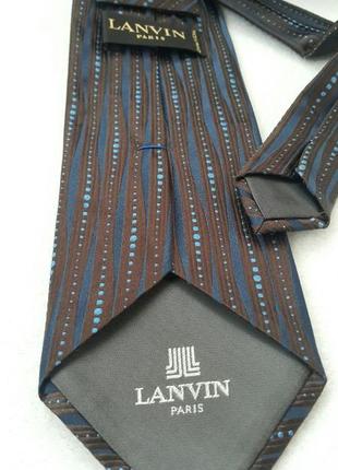 Французский шелковый галстук lanvin2 фото