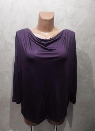 595.лаконическая блузка из высококачественного материала дизайнерского бренда по швеции filippa k4 фото