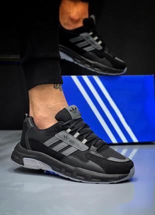 Adidas black running6 фото