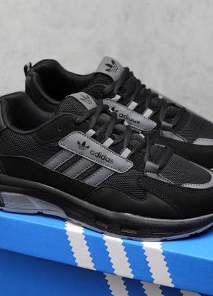 Adidas black running5 фото