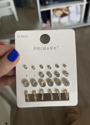 Сережки primark