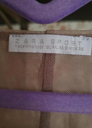 Zara sport прикольная майка сетка размер с-m2 фото