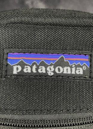 Месенджер із тканини patagonia чорна сумка через плече патагонія, барсетка повсякденна середня9 фото
